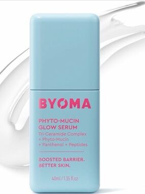 Byoma Phyto-Mucin Glow Serum — Light Blue
